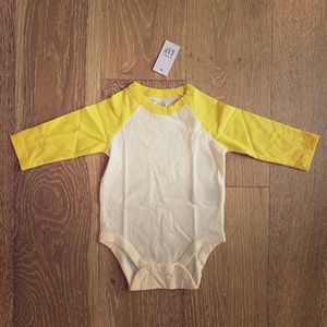 Baby Gap | Raglan Teddy Bodysuit Onesie Unisex